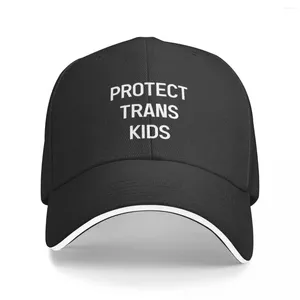 Czapki kulkowe chronią trans Trans Kid Cap Hats Hats Hats Man for the Sun Children Cosplay Męskie kobiety