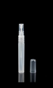 Flacone di profumo in plastica trasparente gelo da 5 ml Flaconi spray da 5 CC Ricaricabile Mini atomizzatore da 5 ml Bottiglia di imballaggio vuota2254369