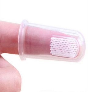Zupełnie nowe przedmioty dla niemowląt zęby zęby masaż miękki silikonowy palec gumowy palenie gumowy 4315641