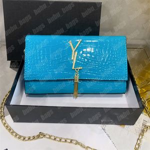 Tassel Katee Handbags Designer Women Chains Crossbody Bag Envelope Small Lattice Y Shoulder Bags Lady Evening Clutch Bag Cross Body Totes