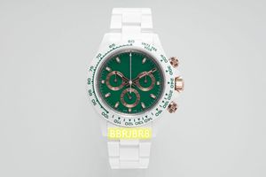 ساعة مصنع ZF مزودة بنسبة 40 مم مع 4130 حركة متعددة الوظائف توقيت جميع مراقبة Ceramic Watchcase النطاق الياقوت المقاوم للماء المرآة