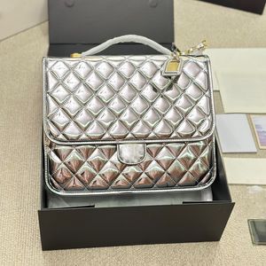 Sacchetto cf women specchio dipinto dipinto di lamiera in pelle designer femminile cc borse cc classic trapunted Diamond Pattern Fashion Spckpack for Women