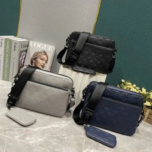 Erkek Trio Vücut Çantaları 3 Arada 1 Çapraz Vücut Çantaları Damier Sprey Designers Crossbody Omuz Çantası Sap Çanta Cüzdanları TOOT 3 PCS S