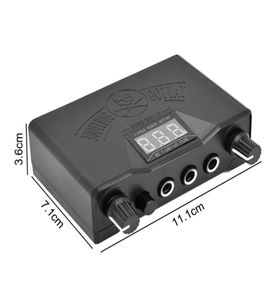 Tattoo Power Supplies leverans för tatueringsmaskin med Power Plug High Stability Pro Mini Portable Digital Screen LCD Black7641051