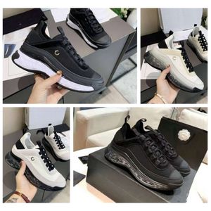 Platform Sneakers channellies shoes lady tide girls increased Thick Bottom Sport Sneakers Genuine Leather Chunky Sneaker Trainers size 42