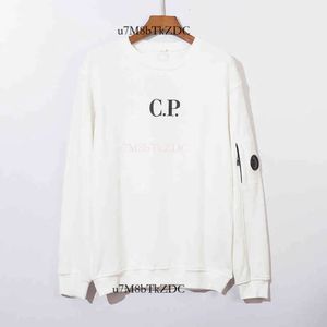 CP Şirketler Hoodies Sweatshirts Yüksek kaliteli giyim lens yan cep erkekler mektubu baskı kazak gevşek yuvarlak boyun kazak kadın taşları ada hoodie 245