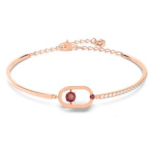 Swarovskis Bracelet Designer Women Top Quality Bangle Oval Beating Heart Fashion Bracelet For Women Using Element Crystal Dynamic Bracelet For Women