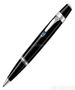 Sälj Black Silver Mini Ballpoint Pen Business Office Stationery Promotion Skriv påfyllning Pennor för födelsedagspresent4161377