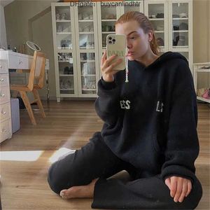 Essientials Hoodie Knit Sweater Ess Pulôver Sweat Shirts Homens Mulheres Designer Malha Jumper Essentialss Set Essentialshoodie Hoody Essentialsweatshirts CMAD