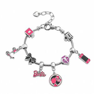 2024designer Pandorabracelet Schlangenknochen Modisches Barbie-Familienarmband Cartoon-Anhänger Perlenschmuck