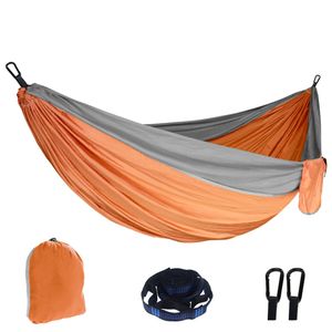 Parachute Camping Hammocks with Straps Carabiner Survival Travel Outdoor Furniture Hanging Bed