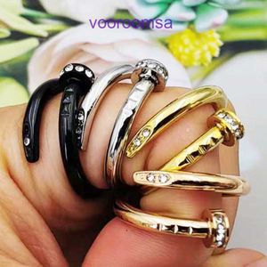 Fashion Ring Carter Ladies Rose Gold Silver Lady Rings Designer jewelry for sale Nail Stainless Steel Simple and High Grade Cold Individ With Original Box