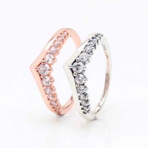2024 Designer Pandoraring Dora's Band Rings love's S925 Silver Timeless Reverse Secret Ing Bone Light Luxury Set Diamond Ring for Women
