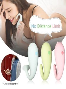 USB Charge 8 -lägen Trådlös app Remote Control Vibrator Soft Silicone Dildo Bluetooth Connect Adult Game Sex Toys for Women X145 Y2368942