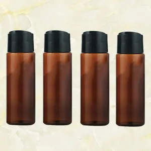 Storage Bottles 4 Pcs Spray Bottle Subpackaging Lotion Dispenser Emulsion Container Cosmetics Refillable