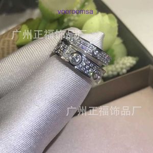 Designer carter rings for women and men Fashionable Charming Sky Star Ring LOVE Titanium Steel Couple Eternal Men Women Full Diamond Tide With Original Box