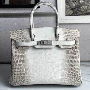 Saco de designer Himalaias Bolsas Fivela de Diamante Sacos Feitos À Mão HigEnd Couro De Jacaré 30 Broca Bolsa Grande Capa XYDT