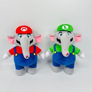 Partihandel ny anime film fylld plysch Mary The Elephant Toy Animal Doll Home Decoration pojkar flickor julklapp 25 cm