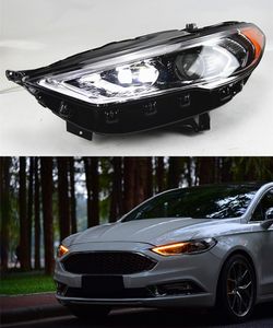 LED Daytime Running Light for Ford Mondeo Car Headlight 2017-2020 Turn Signal High Beam Lamp Projector Lens