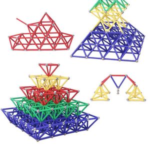 Set di blocchi magnetici da 58 mm Set di giocattoli educativi per bambini Regalo di mattoni giocattolo per bambini 240110