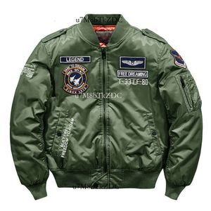 Giacca F1 Uomo di alta qualità Spessore Esercito Navy Bianco Moto militare Ma-1 Aviatore Pilota Uomo Bomber Giacca Uomo 955