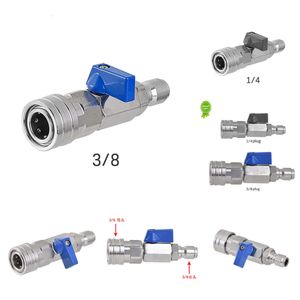 Nytt vattenpistolskum LANCE Högtryck Bollventilpaket med 3/8 eller 1/4 tum snabbanslutning Plug för Power Car Wash Pump Switch 4500 PSI