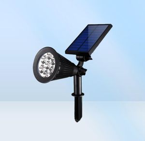 Solar Garden Lights 7LED Wodoodporne Lampa Ograniczne Lampa Oświetlenie ogrodowe Krajobraz Lawn Lawk 2PCS1769078