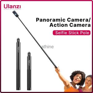 Selfie Monopods Ulanzi MT-57 MT-58 Insta360 80/120CM Extendable Invisible Selfie Stick Pole Universal Rod for For Insta360 ONE X3 X2 GO 2 YQ240110