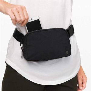 2022 New Lu Yoga Belt Bag Bag Fanny Pack Women's Sports Outdoor Messenger Weist Bag 1L STUPMER SUPPLIES مع BR270D