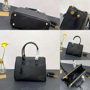 Tasarımcılar Tote Çanta Saffiano Deri Çantalar Gerçek Deri Kompozit Çanta Sıcak Crossbody Omuz Cüzdan Lady Moda Klasik Çanta Kabartma Elçi Çantaları