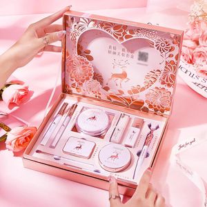 Uppsättningar Makeup Kit Full concealer Kudde BB Cream Lipstick Birthday Valentine's Day Gift Makeup Set Maquiagem Kit Completo Barato