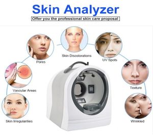 Najnowsze przenośne UVRGBPL Light Magic Mirror Digital Analysy Analysis Analysis Scanner Allinone 3D Analizer skóry twarzy5842084