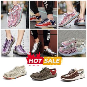 Designer Sandal Hemp Rope Woven Slipper shoes sandals Fashionable Elegant Simple Material Flat Comfortable knit woven shoe mens women EUR 35-48