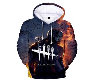 Felpa con cappuccio Dead By Daylight Felpa con cappuccio Harajuku Streetwear Moda 3D Felpe con cappuccio Uomo Donna Autunno Felpe con cappuccio oversize Ragazzo Ragazza Pullover9804600