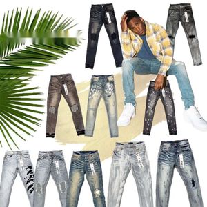 Designer Men Women Man Amirs Slim Fit Denim Letter Print Pants Holiday Outdoor Mens Streetwear Big Size Trousers Jeans 2023