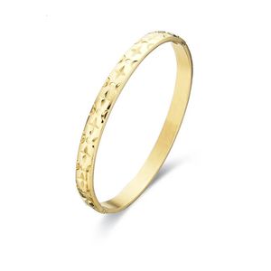 Fysara aço curvado superfície esculpida pulseira simples estrelas e lua modelagem pulseira para mulher luz luxo jóias presente 240110