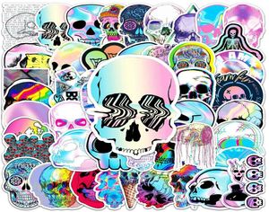 Impermeabile 103050 pezzi Cool Horror Skull Halloween Graffiti Adesivi Skateboard Bagagli Moto Auto Bici Cool Impermeabile Sticke7704291