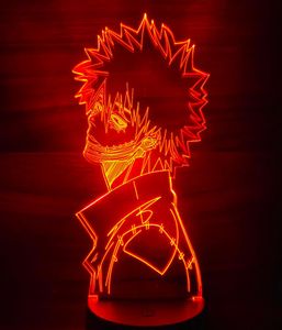 MY HERO ACADEMIA DABI Figures 3d Anime Lamp Nightlight Model Toys Boku no Hero Academia Dabi Figurine Collection Led Toy7260493