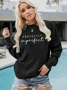 Hoodies للنساء بلوزات للنساء الخريف/الشتاء سترة طويلة الأكمام فضفاضة بالإضافة إلى الحجم T240110