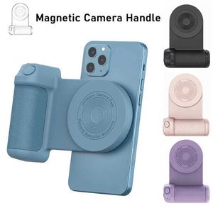 Selfie Monopods Magnetic Camera Handle Bluetooth Stand Selfie Stick 360 Rotationsständer geeignet für iPhone Android Phone Ständer Wireless Ladegerät S2452207