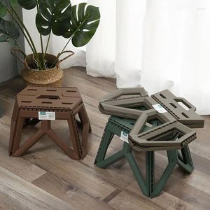 Camp Furniture Portable Folding Stool Foot Rest Under Desk Ottoman Storage Space Saving Plastic Beach Fishing Chair