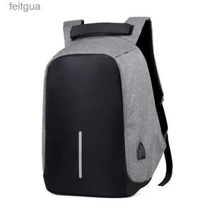Laptopa plecak anty-kradzież torba mężczyzn laptopa plecak podróżny plecak Kobiety duże zdolności biznesowe USB Charge Student School Torby na ramię YQ240111