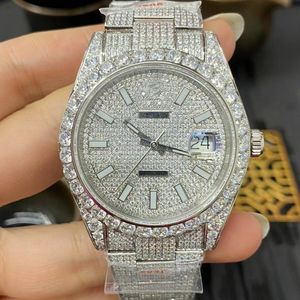 TW Montre de luxe babysbreath orologio con diamanti Relojes 41mm 2824 movimento meccanico automatico acciaio 904L orologi da uomo orologi di lusso Orologi da polso