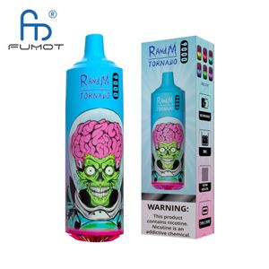 Fumot Tornado 9000 sopros descartáveis Vape caneta variedade sabores disponíveis