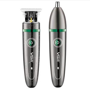 Trimmer 2in1 trimmer professionale per naso elettrico timer per capelli uomo trimero per il viso macchina per tagliare i capelli taglio di capelli lavabile kit per la cura del corpo