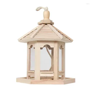 Inne zaopatrzenie ptaków 2024 Duża pojemność 1000 ml wiszące dzikie zasilacze zasilacze Pojemnik na nasiona podajnik Birdhouse Ogród Outdoor Decor