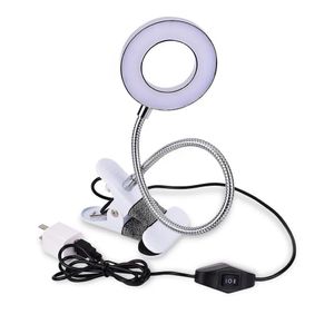 Pennelli Lampada da tatuaggio con morsetto USB LED Luce fredda Sopracciglio Trucco Estensione ciglia Illuminatore Attrezzatura Migliorata Nail Art Strumenti di bellezza