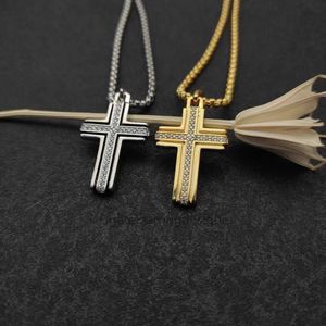 Halskettenkreuz -Anhänger Luxus Choker Mode Gold Halskette Halskette Sonnenblume Anker Kette Horndesigner Geschenk Hochwertig exquisite Premium AWS2