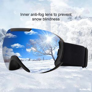 Зимние уличные противотуманные лыжные очки для сноуборда, очки с УФ-защитой, двухслойные солнцезащитные очки для катания на лыжах и снегу 240111
