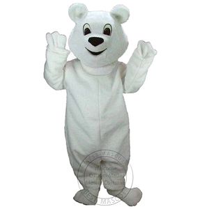 Costume della mascotte dell'orso della palla di neve del nuovo adulto di Halloween per la personalizzazione del supporto di spedizione gratuita per la vendita della mascotte del personaggio dei cartoni animati del partito